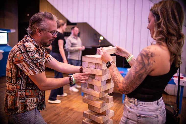 Grote stapeltoren-game